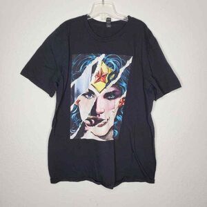 ANVIL wonderwoman black shirt size L